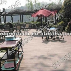 Engineered WPC decking floor,Project WPC decking board