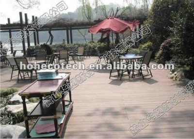 Engineered WPC decking floor,Project WPC decking board