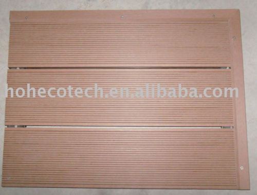 Assembled wpc flooring board