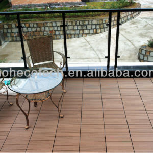 WPC wood plastic composite balcony flooring 300*300