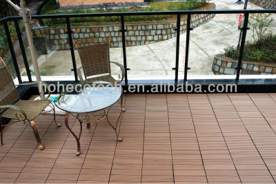 WPC wood plastic composite balcony flooring 300*300
