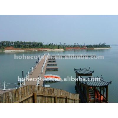 Eco-friendly (Wood plastic composite) wpc Decorative Outdoor decking/stair decking/garden decking
