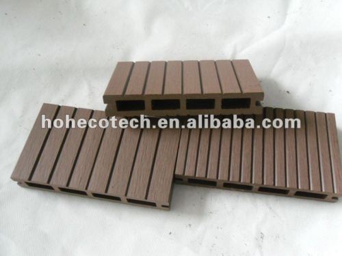 Los surcos 14 147x23mm al aire libre de mimbre/madera decking compuesto plástico de madera decking/suelo cubierta de teja wpc madera