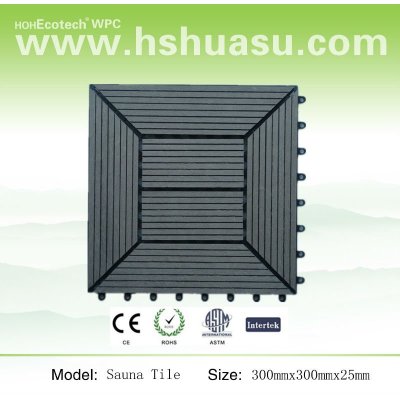 DIY WPC decking 30*30 cm solid tiles