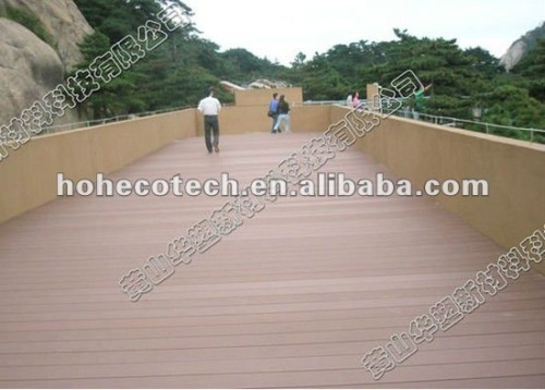 High tensile strength &amp;Slip resistant outdoor wood flooring WPC(Wood Plastic Composite) decking