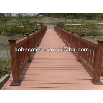 Rot resistant composite outdoor decking flooring