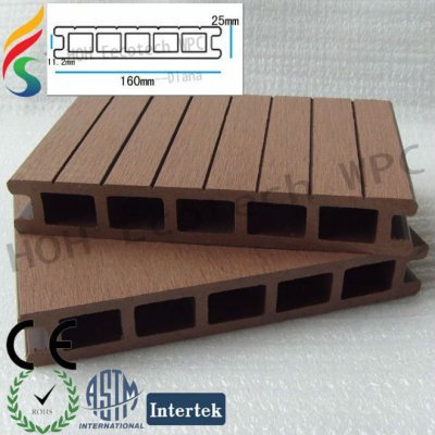 wood polymer composite deck boards