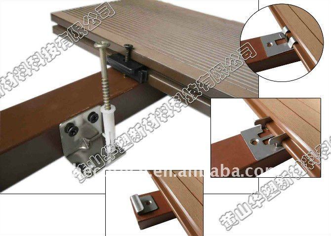 High Recycle wood grain wpc composite decking/flooring