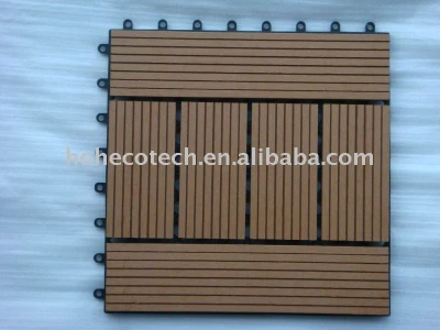 WPC interlocking deck/DIY tile/DIY decking/wpc decking