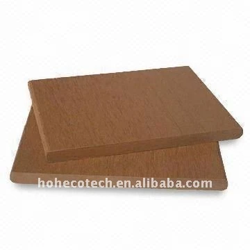 decking modèle mince de wpc de 135*9mm/Decking en bois de composé de panneau plancher de plancher