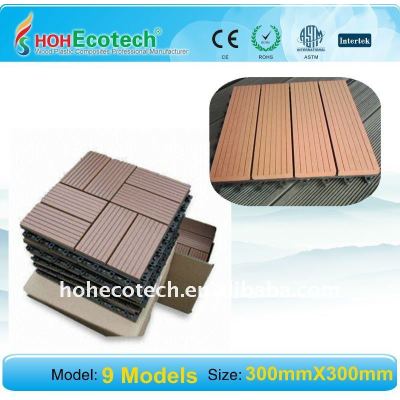 eco-friendly diy decorate floor tile-WPC material