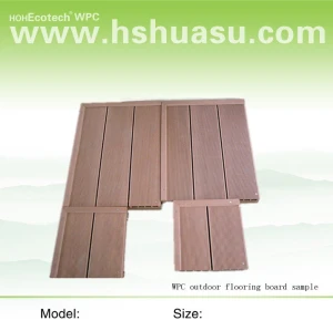 Decking de la bonne qualité WPC