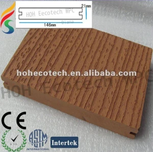 High impact resistance wpc composite floor decking
