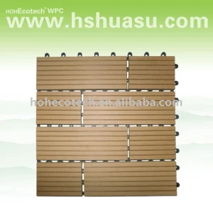 eco-friendly wood plastic composite decking/floor tile