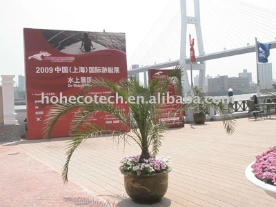 Composite Decking, CE,ASTM,ISO9001,ISO14001approved