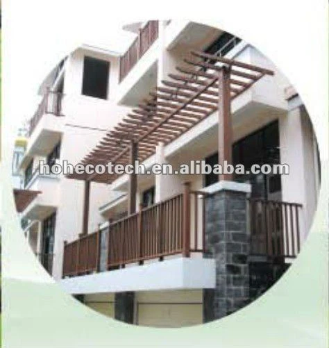 2012 wpc fire-resistant water proof popular railing for home (CE ROHS)