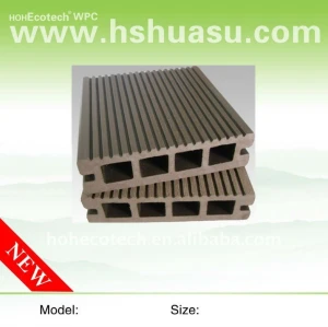 Wpc bois plastique composite decking/plancher ( ce, rohscertificat, astm., iso 9001,14001, intertek ) wpc panneau de plancher terrasse en bois