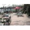 Wood texture WPC Outdoor Decking for real estate