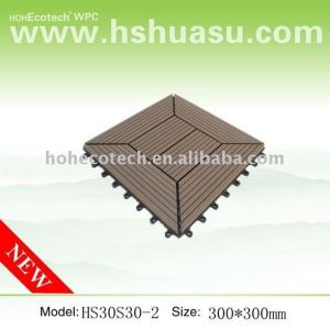 wood plastic composite DIY tiles( CE,ASTM,ISO cetificate)