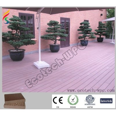 140x25mm wpc decking system
