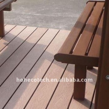 Outdoor used wpc decking/flooring board for wpc bench