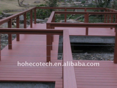 Legno composito di plastica wpc decking/pavimentazione