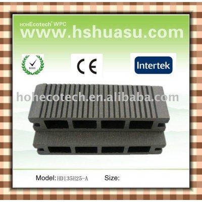 Outdoor wood plastic composite decking