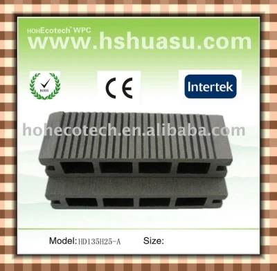Outdoor wood plastic composite decking