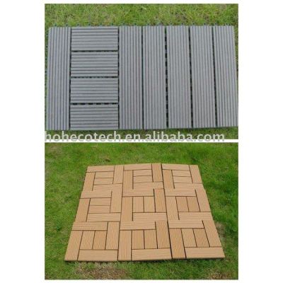 eco-friendly wood plastic composite decking/floor tile