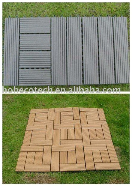 Eco - amichevole legno decking composito di plastica/pavimento di piastrelle