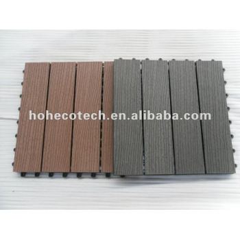 WPC recycled plastic timber DIY wpc composite decking tiles