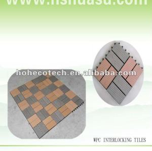 Waterproof&Anti-slip Wood plastic composite WPC Patio Decking floor tile