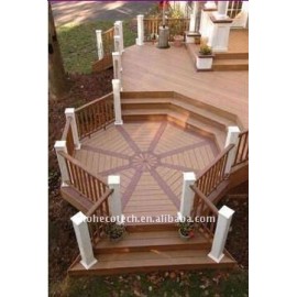 WPC project wood plastic composite decking/flooring decking