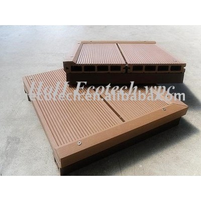 wood plastic composite flooring/decking-easy install