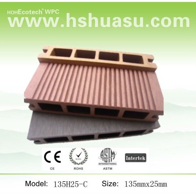Waterproof Wood Plastic Composite Decking for Building Material