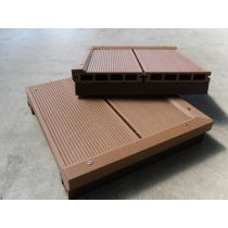 Assembled wpc flooring board