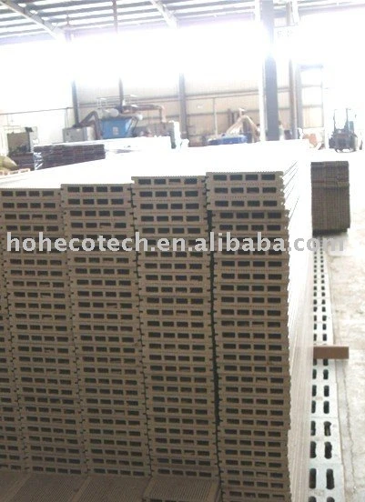 decking/plancher composés en plastique en bois