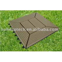 wood plastic composite decking/floor tile-easy installation
