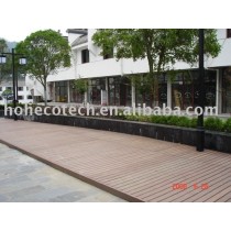 Exterior deck tiles--WPC materials
