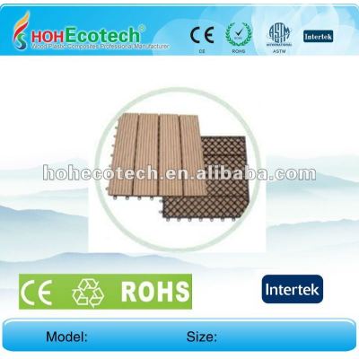 Cedar/copper brown/wood/sandalwood/coffee/grey/dark grey wpc diy decking tiles