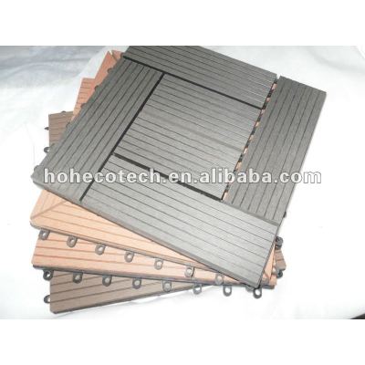 DIY wood plastic composite decking (CE, ROHS, SGS) wpc tiles