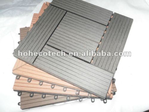 DIY wood plastic composite decking (CE, ROHS, SGS) wpc tiles