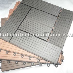 DIY wood plastic composite decking (CE, ROHS, SGS) wpc tiles