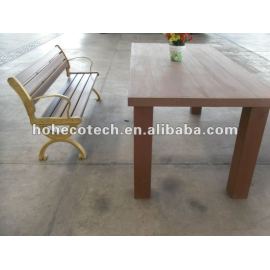 Eco-friendly 좋은 디자인 wpc 정원 책상 및 의자