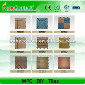 WPC eco-friendly wood composite floor tile