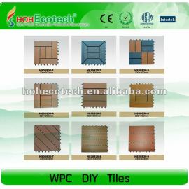 WPC eco-friendly wood composite floor tile