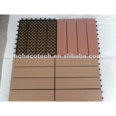 Best sell! 300x300mm 400x400mm WPC wood plastic composite decking/flooring decking tiles wpc tiles