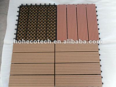 Best sell! 300x300mm 400x400mm WPC wood plastic composite decking/flooring decking tiles wpc tiles