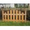 Natural wood feel WPC new fencing material /composite outdoor fence/garden yard edge fence/playground fence
