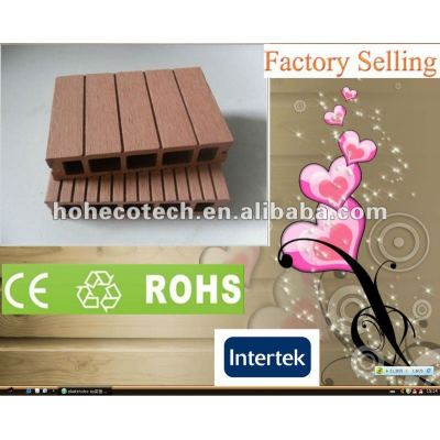 Promotion! Fireproof Engineered WPC Hollow Decking